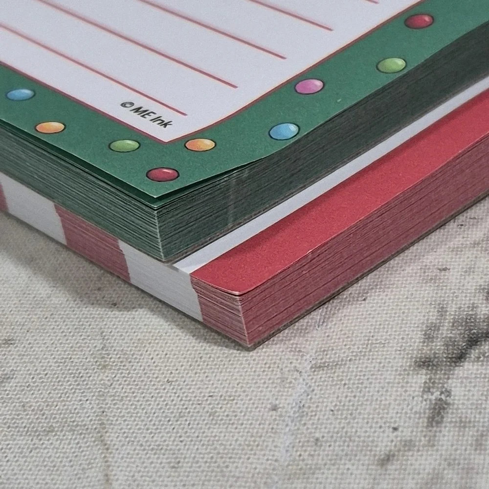 Christmas List Magnetic Note Pads Lot Of 2 Santa Claus Mary Engelbreit Studio 18